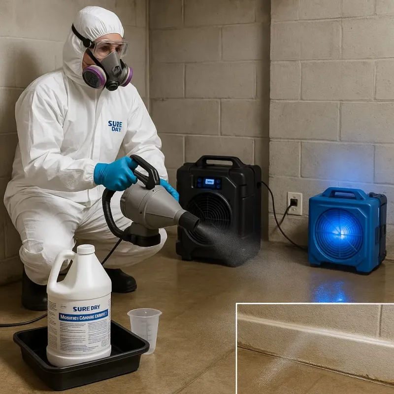 Sanitization and Odor Removal process in Epworth, IA